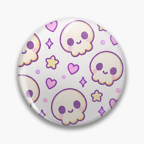 Item preview, Kawaii Skull Cookie Pastel Pattern designed and sold by Soft Berry Studio.