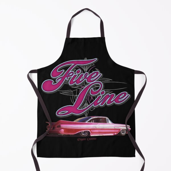 Artikelvorschau, 1959er Impala Five Line mit Text – Lowrider, Kustom, Hot Rod, Muscle Car entworfen und verkauft von Elegant Customs.