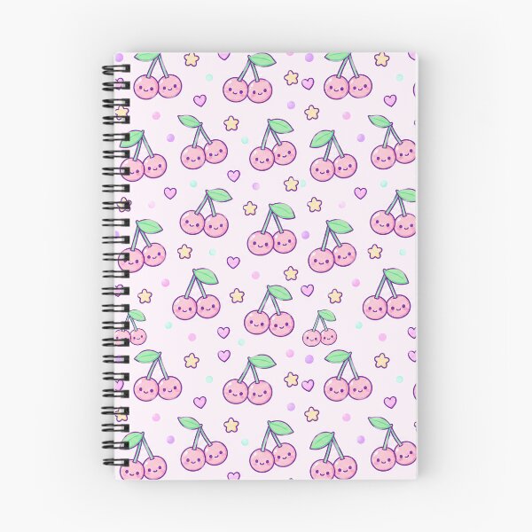 Item preview, Kawaii Cherry Pastel Pattern designed and sold by Soft Berry Studio.