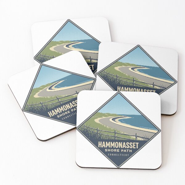 Item preview, Hammonasset Shore Path Sticker - Connecticut State Park Bike Trail designed and sold by DetourDgn.