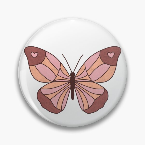 Item preview, Stained Glass Butterfly Shades of Pink and Orange designed and sold by SimplyCandy.