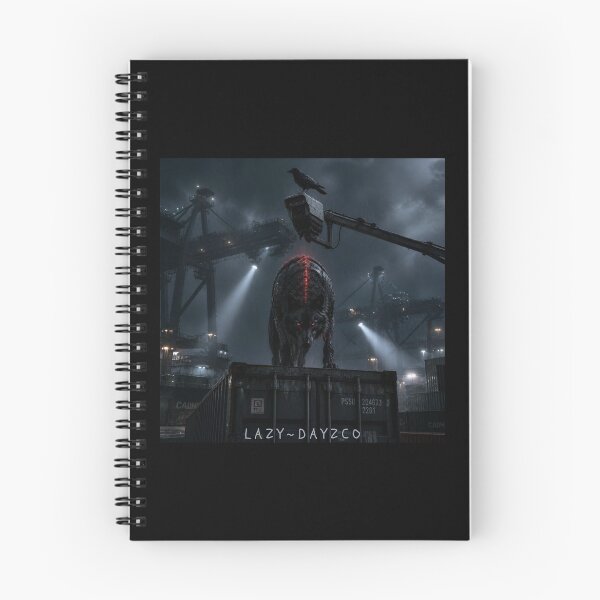 Item preview, Cyberpunk Alpha Wolf Industrial Dystopian Dark Fantasy Art designed and sold by LazyDayzCo.