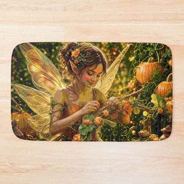 Item preview, Autumn Pumpkin Vine Fairy Harvest designed and sold by Storybook Botanica.