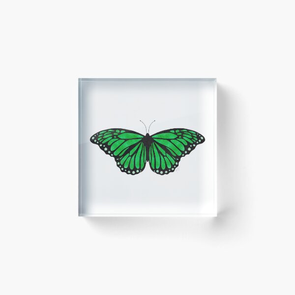 Item preview, Small green butterfly designed and sold by Ana Gorozpe.