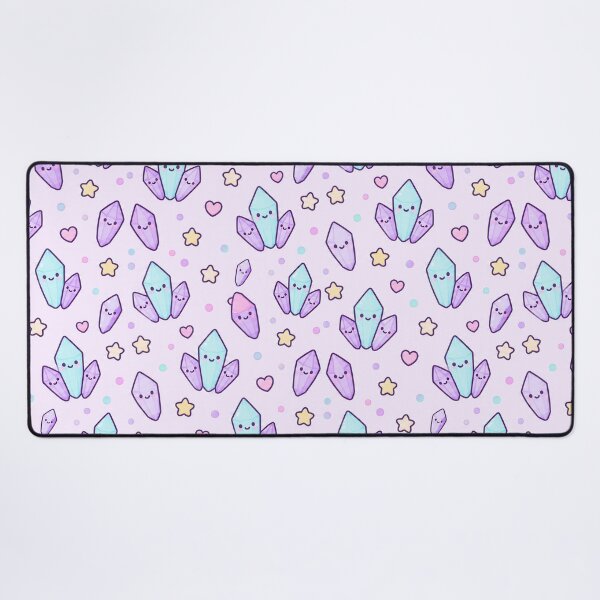 Item preview, Kawaii Crystal Pastel Pattern designed and sold by Soft Berry Studio.