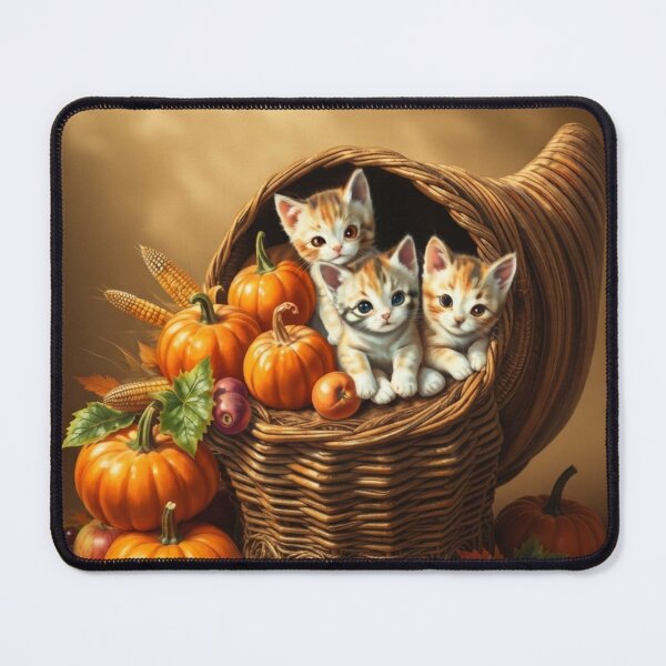 Item preview, Cute cat Thanksgiving designed and sold by LavIsInTheAir.
