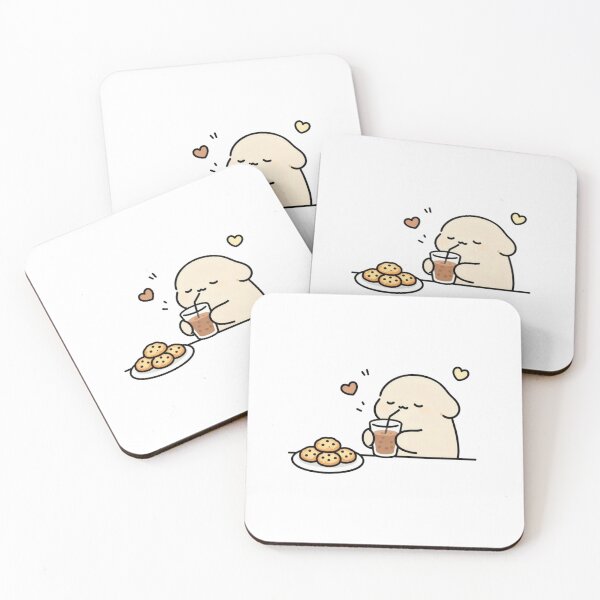 Item preview, Peaceful Milk Tea and Cookies Kawaii Doodle designed and sold by CrazySTK.