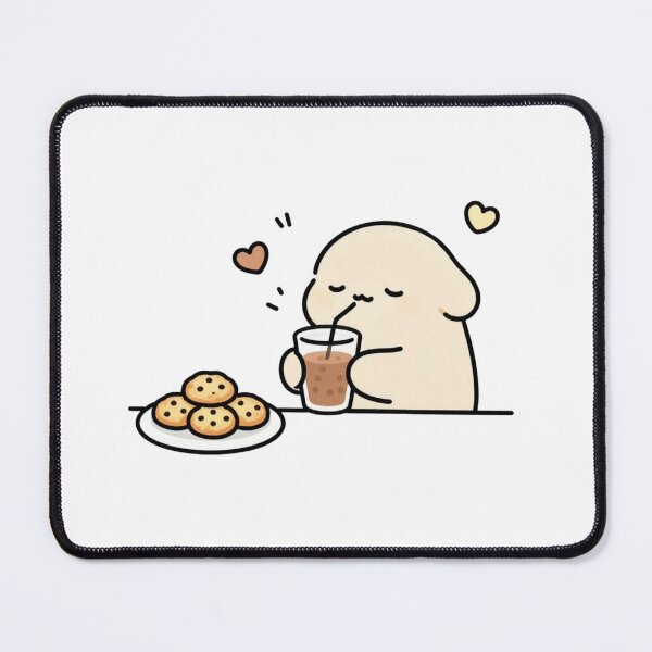 Item preview, Peaceful Milk Tea and Cookies Kawaii Doodle designed and sold by CrazySTK.