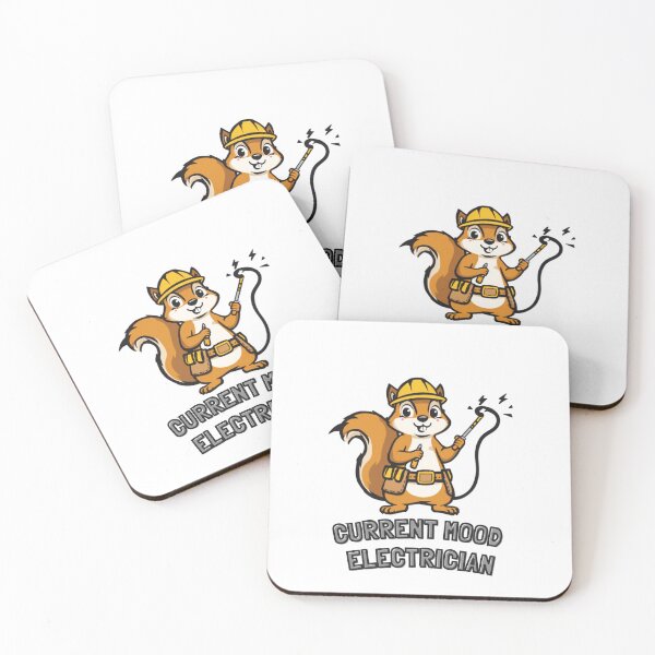 Item preview, Squirrel Energy Electrician Edition Sticker – Funny High-Voltage Squirrel Design  designed and sold by NKWealthDesign.