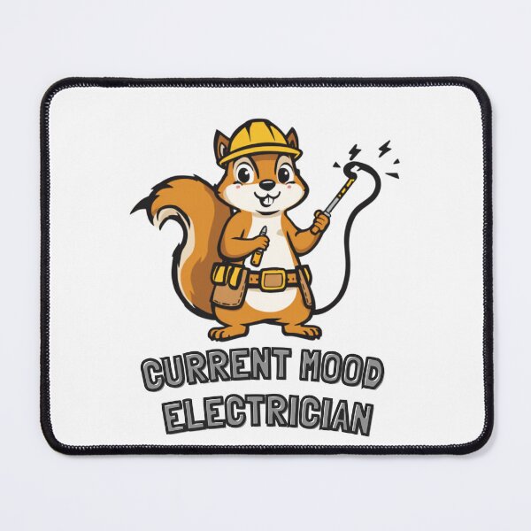 Item preview, Squirrel Energy Electrician Edition Sticker – Funny High-Voltage Squirrel Design  designed and sold by NKWealthDesign.