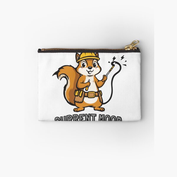 Item preview, Squirrel Energy Electrician Edition Sticker – Funny High-Voltage Squirrel Design  designed and sold by NKWealthDesign.