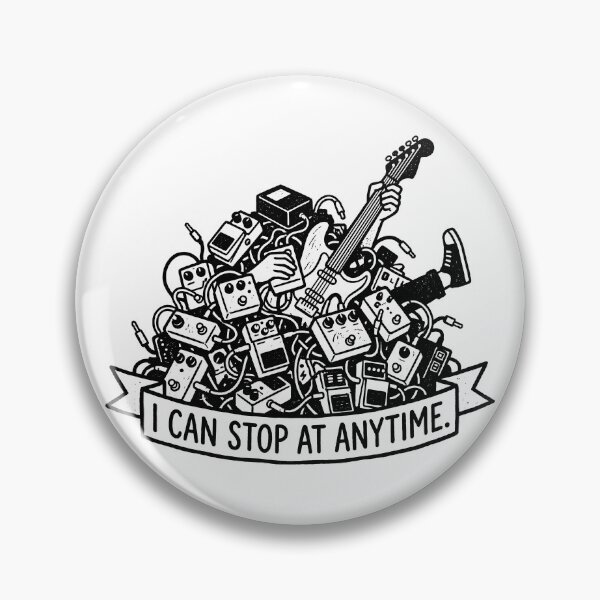 Item preview, I Can Stop At Anytime - Guitarist Gear Pile designed and sold by ThreadRiotTees.