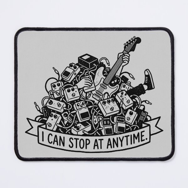 Item preview, I Can Stop At Anytime - Guitarist Gear Pile designed and sold by ThreadRiotTees.