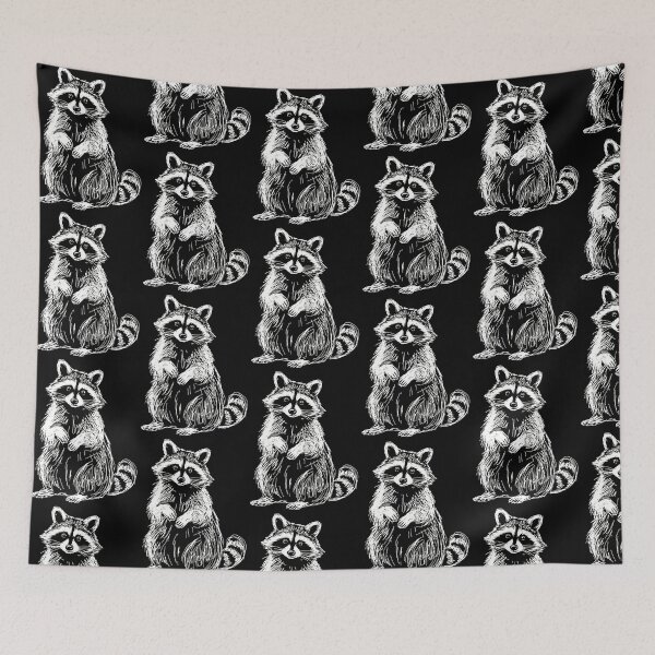 Item preview, Vintage Raccoon Sketch designed and sold by TeeARTHY.