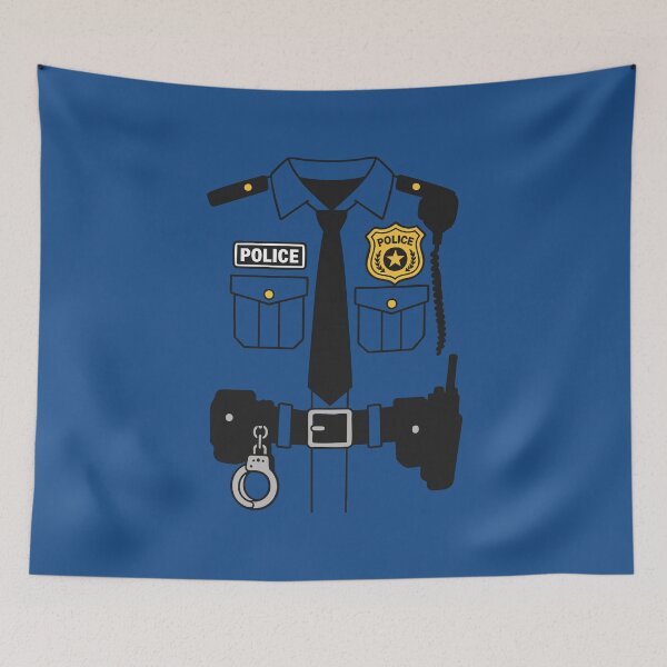 Item preview, Police Uniform Halloween Costume designed and sold by CamaleonDesigns.