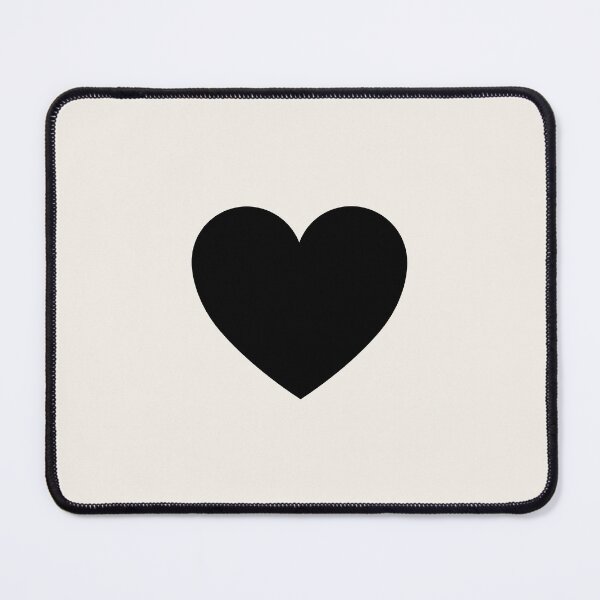 Item preview, Simple Black Heart Minimal Love Symbol designed and sold by GemsAnatomy.
