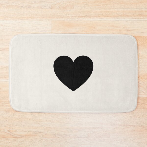 Item preview, Simple Black Heart Minimal Love Symbol designed and sold by GemsAnatomy.