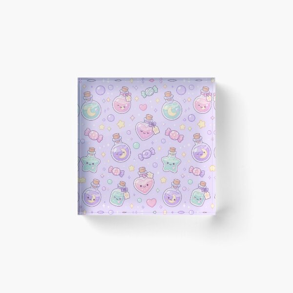 Item preview, Kawaii Potion Candy Pattern designed and sold by Soft Berry Studio.