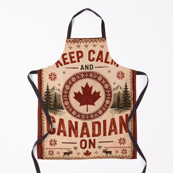 Item preview, Keep Calm and Canadian On Vintage Sweater Slogan designed and sold by Sybille-Yates.