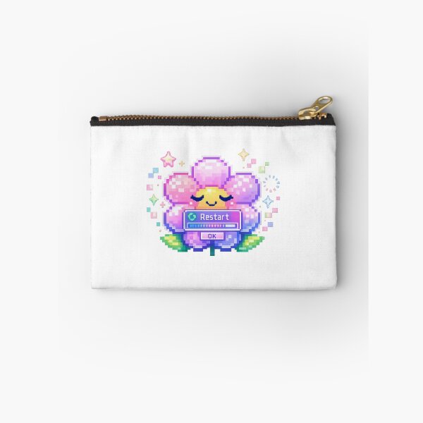 Item preview, Restart – Pastel Pixel Flower Kawaii Digital Art designed and sold by Sommium .