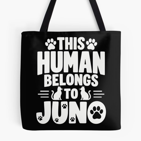 Item preview, cat lover human belongs to cats with paw prints designed and sold by ROUX-ART.
