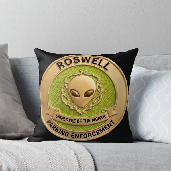 Item preview, Roswell Parking Enforcement - Employee of the Month Fake Badge designed and sold by RogueSquirrels.