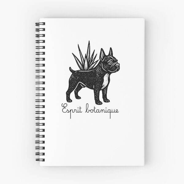 Item preview, Bostons & Botanicals Collection – Black and White Etching Illustration Botanical Boston Terrier  designed and sold by Bossie Brand Apparel .