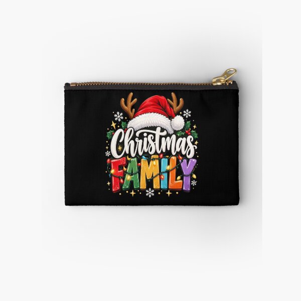 Item preview, Christmas Family Santa Hat Reindeer Holiday Graphic designed and sold by ROUX-ART.
