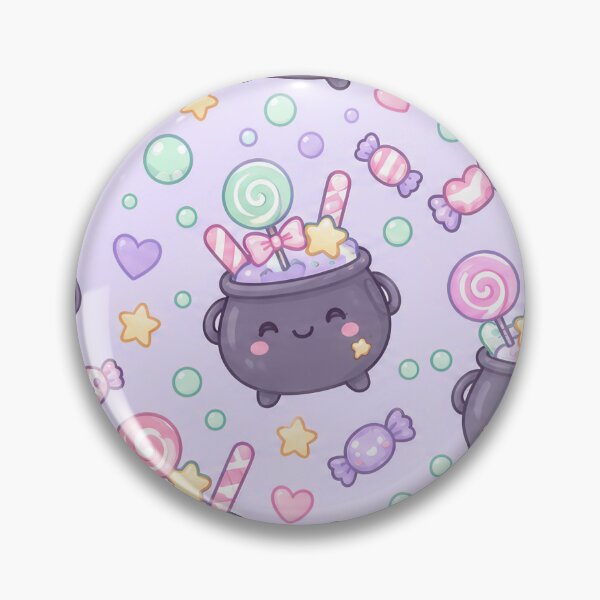 Item preview, Kawaii Candy Cauldron Pattern designed and sold by Soft Berry Studio.