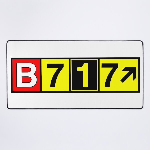 Item preview, B717 Jetliner Authentic Airport Sign - Aviation Graphic Art designed and sold by Magazine Combate.
