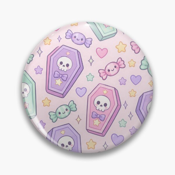 Item preview, Kawaii Coffin Candy Pattern designed and sold by Soft Berry Studio.