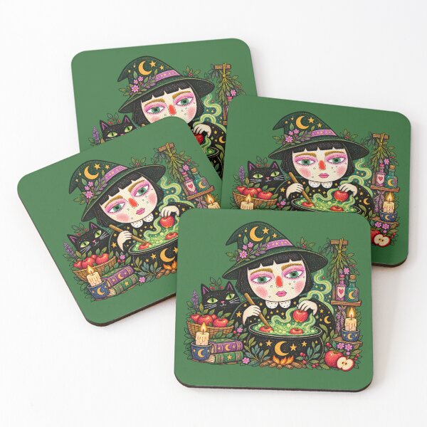 Item preview, Whimsical Witch poision Apple designed and sold by PKGermann.