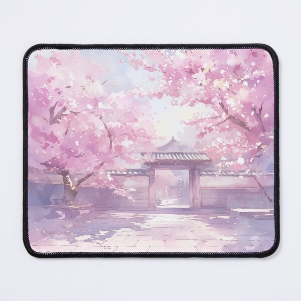 Item preview, Sakura Garden Gateway | Dreamy Anime Scenery designed and sold by bella-rosa87.