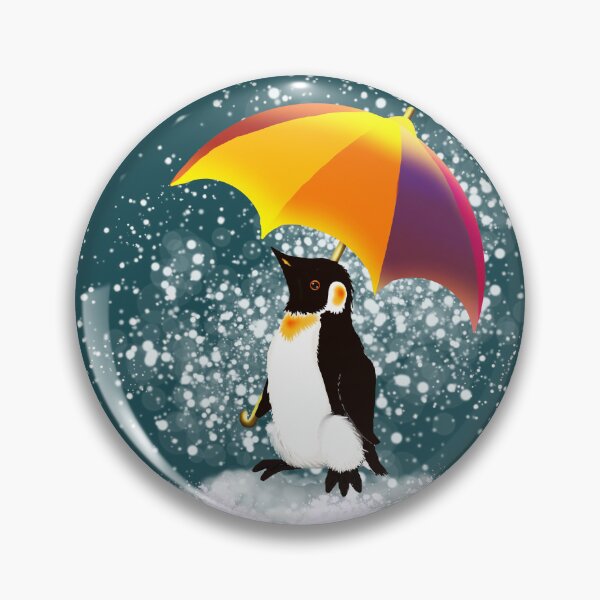 Item preview, Pingüino con paraguas designed and sold by GreenNBlue.