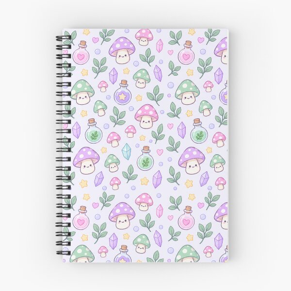 Item preview, Kawaii Mushroom Potion Pattern designed and sold by Soft Berry Studio.