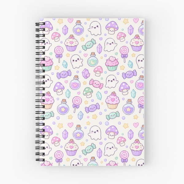 Item preview, Kawaii Magical Treat Mix Pattern designed and sold by Soft Berry Studio.