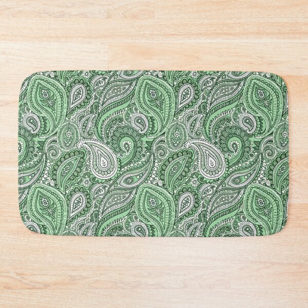 Item preview, Sage Green Paisley – Intricate Vintage Boho Floral Pattern designed and sold by Mousy17.