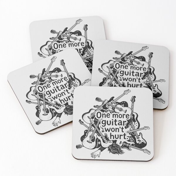 Item preview, One More Guitar Won't Hurt - Embracing Guitars designed and sold by ThreadRiotTees.