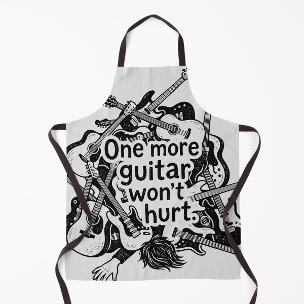 Item preview, One More Guitar Won't Hurt - Embracing Guitars designed and sold by ThreadRiotTees.