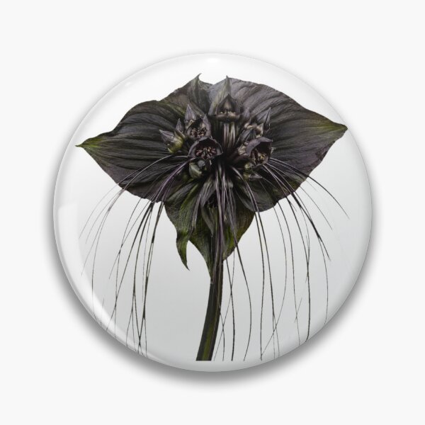Item preview, Black Bat Flower Gothic Botanical Portrait designed and sold by Helt-enkelt.