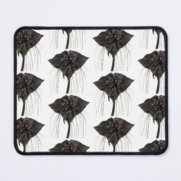 Item preview, Black Bat Flower Gothic Botanical Portrait designed and sold by Helt-enkelt.
