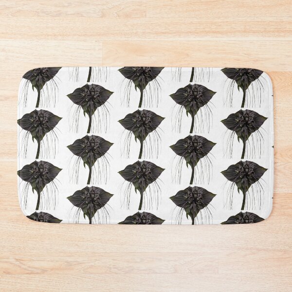 Item preview, Black Bat Flower Gothic Botanical Portrait designed and sold by Helt-enkelt.