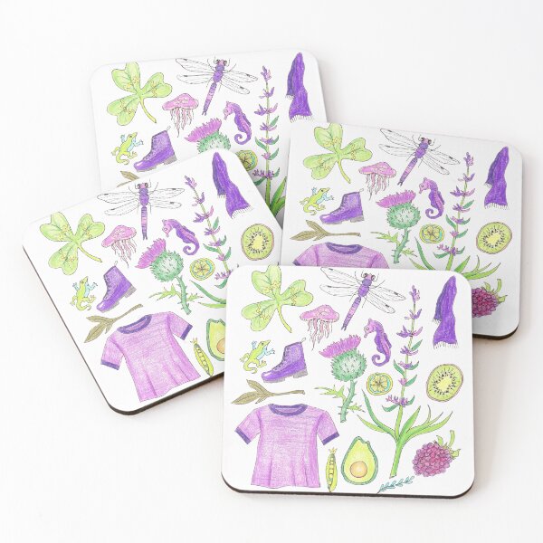 Item preview, Purple & Green designed and sold by emzillustration.