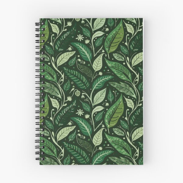 Item preview, Enchanted Green Foliage – Whimsical Botanical Leaves Seamless Pattern designed and sold by Mousy17.
