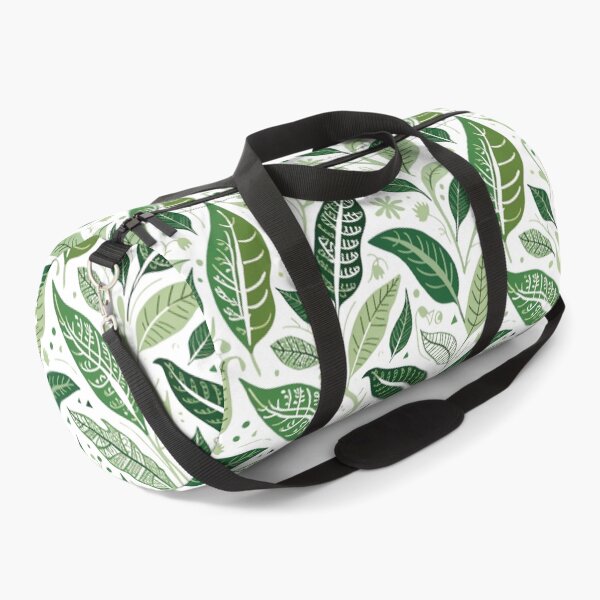 Item preview, Enchanted Green Foliage – Whimsical Botanical Leaves Seamless Pattern designed and sold by Mousy17.