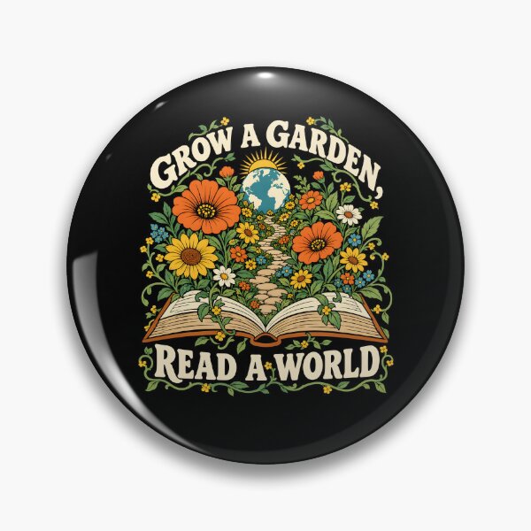 Item preview, Grow a Garden Read a World Gardening Reading Book Lover designed and sold by clothesy7.