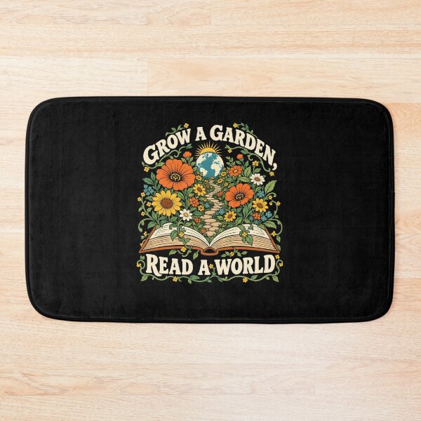 Item preview, Grow a Garden Read a World Gardening Reading Book Lover designed and sold by clothesy7.