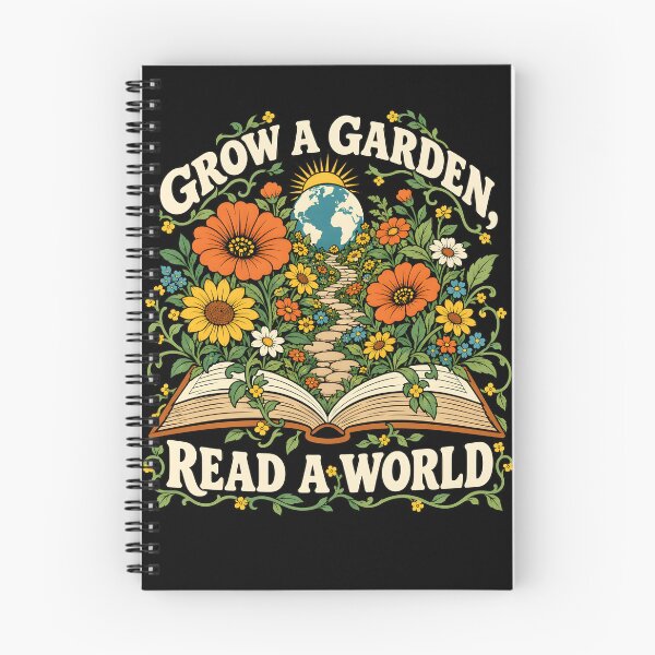 Item preview, Grow a Garden Read a World Gardening Reading Book Lover designed and sold by clothesy7.