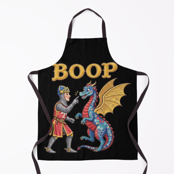 Item preview, Medieval Knight Boops Dragon designed and sold by TeeARTHY.