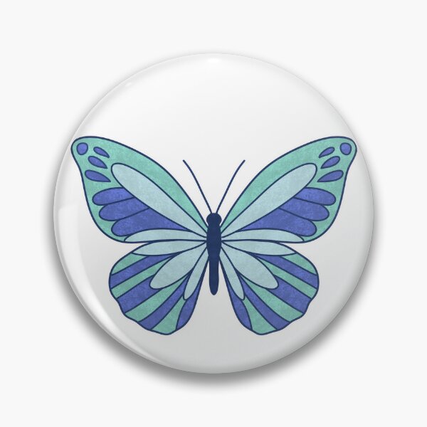 Item preview, Stained Glass Butterfly Shades of Green and Blue designed and sold by SimplyCandy.